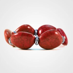 Pendientes rojos de piedra para mujer de nuestra tienda de ropa online en España